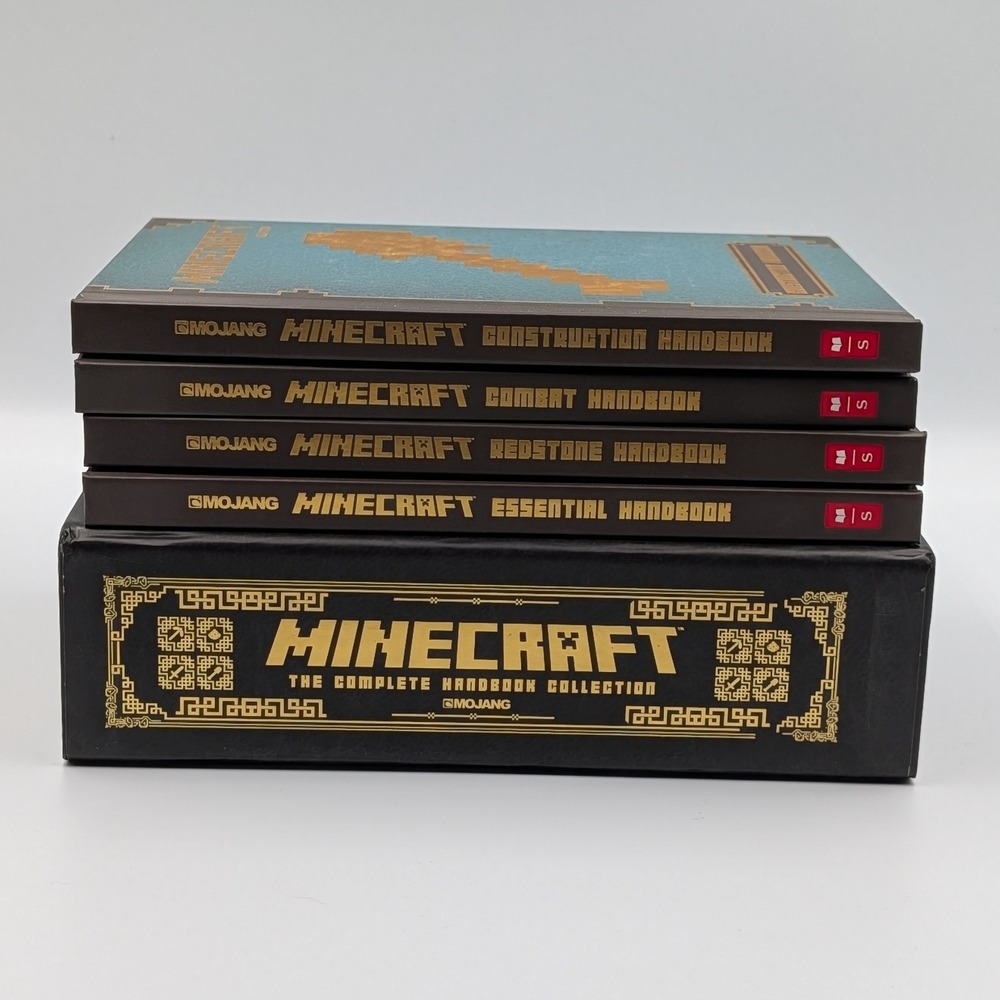 Minecraft The Complete Handbook Collection 4 Book Box Set Scholastic Mojang 2014